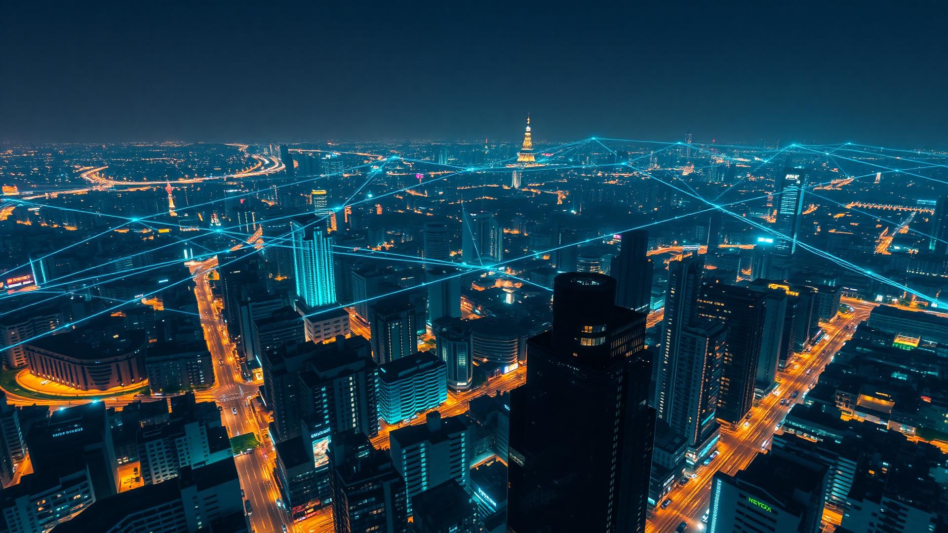 Smart city network coverage in Dhaka